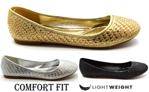 Flache glitzer pumps slipper - glitzer-pumps,