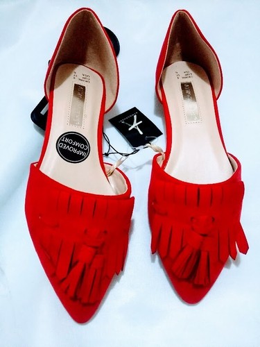 Primark damenschuhe rot quaste - damenschuhe,