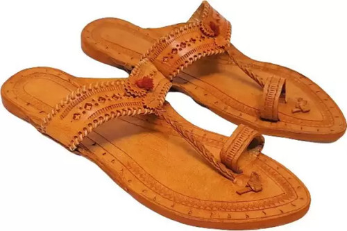 Aura damen kolhapuri leder - damen,