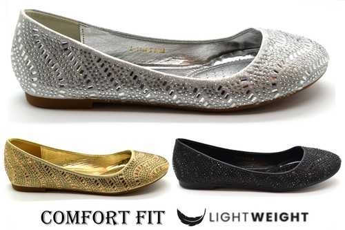 Flache glitzer pumps slipper - flache, glitzer-pumps